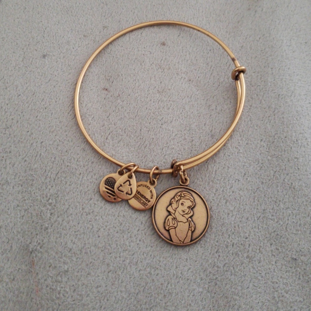 Alex and Ani Retired Gold Snow White Bracelet
